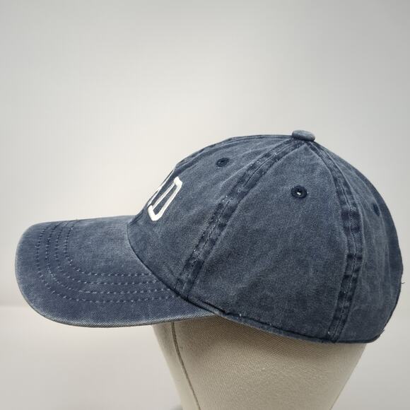 Dad Slideback Hat Blue One Size Adjustable Embroidered Nissi Caps - Picture 3 of 9